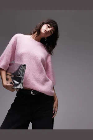 ARKET – Kurzarmpullover in aus Alpaka-Woll-Mix