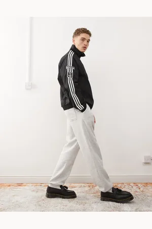 adidas – Adicolor – Harrington-Jacke aus Webstoff in Marineblau