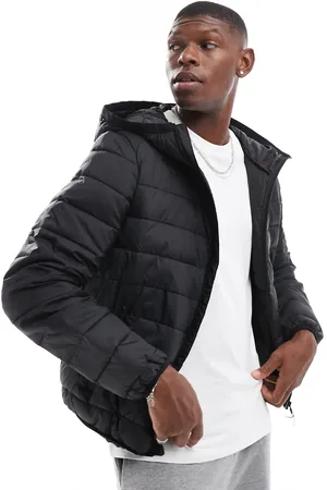 Bershka – Leichte Steppjacke in mit Kapuze