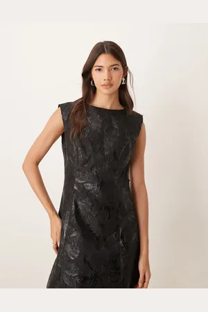 Forever New – Strukturiertes Minikleid in mit Stickerei
