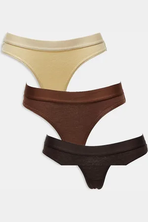 Brave Soul – 3er-Pack Baumwoll-Tangas in