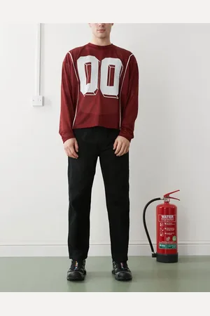 A Bathing Ape AAPE BY A BATHING APE – Jeans in Schwarz mit geradem Bein, Logo und elastischem Bund