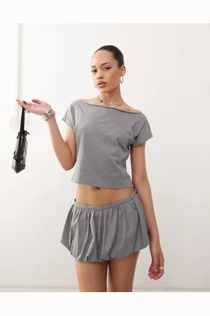 Motel – Balia – Asymmetrisches T-Shirt in