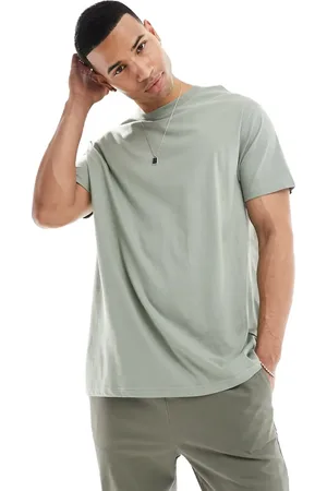 Brave Soul – Oversize-T-Shirt in Mineralgrün