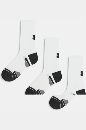 Under Armour – Performance Tech – 3er-Pack Crew-Socken in und Grau