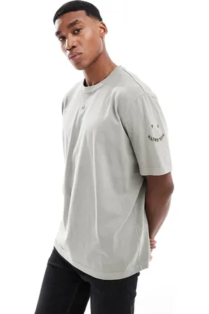 Paul Smith – T-Shirt in Khaki mit fröhlichem Logo