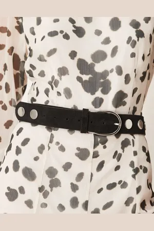 ASOS – Taillen- und Hüft-Jeansgürtel aus Wildleder in mit Nietendetail