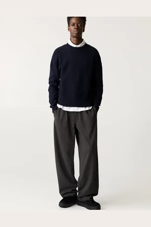 Pull&Bear – Elegante Hose in gestreift