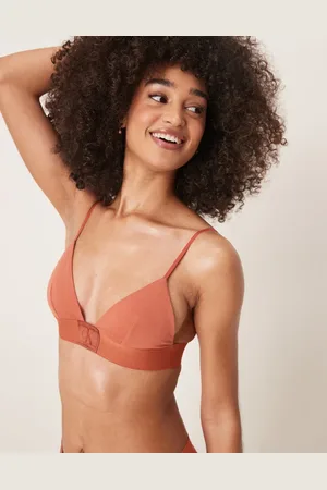 Calvin Klein – CK 96 – Triangel-Bustier in mit tiefem Ausschnitt und Logo