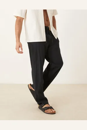 SELECTED – Brody – Loose-Fit-Hose aus Leinen in