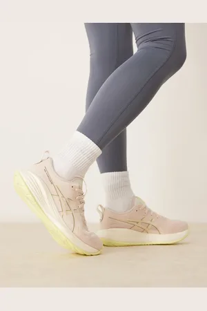 Asics – Gel-cumulus 27 – Lauf-Sneaker in Mineralbeige und Huddle-Gelb