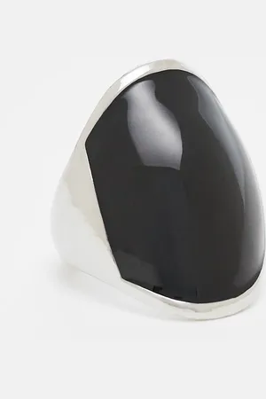 Reclaimed – Unisex – Ring in -Optik mit Stein