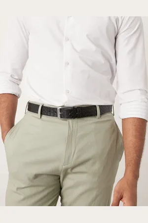 ASOS – Eleganter Ledergürtel aus Kunstleder mit Webprägung