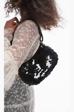 Topshop – Sonia – Schultertasche mit Paillettenbesatz in