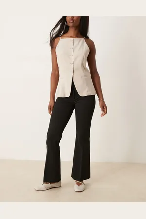 Abercrombie & Fitch – Bootleg-Hose in mit niedrigem Bund