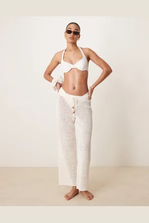 Abercrombie & Fitch – Transparente, gestrickte Badehose in