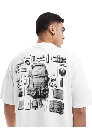G-Star – Oversize-T-Shirt in mit Aufdruck auf dem Rücken