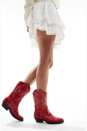 ONLY – Cowboystiefel in mit Absatz