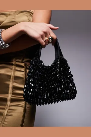 ASOS – Handtasche mit All-over-Perlenbesatz in