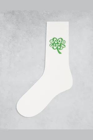 ASOS – Socken in mit aufgesticktem Glückskleeblatt