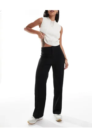 Pull&Bear – Elegante Hose in mit geradem Schnitt und Ziernaht vorne