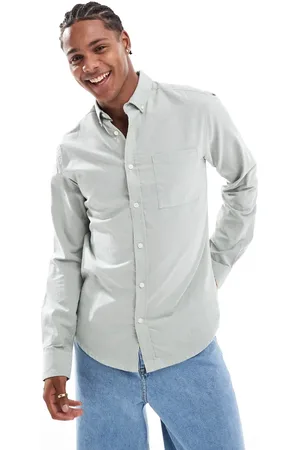 Only & Sons – Schmal geschnittenes Oxford-Hemd in mit Button-Down-Kragen