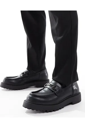 Pull&Bear – Loafer in mit Metallbesatz