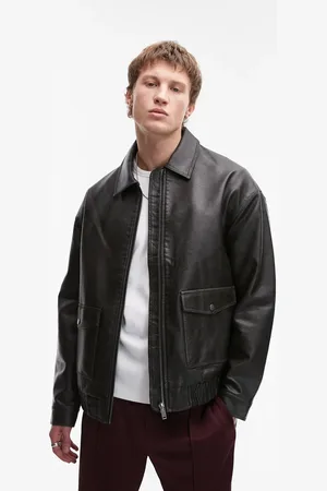 Topman – A2 – Jacke aus Kunstleder in