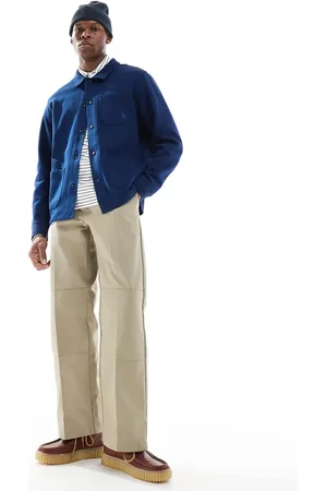 Ralph Lauren – Chore – Allwetterjacke in Mittelblau mit Markenlogo