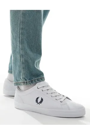 Fred Perry – B7 – Weiße Leder-Sneaker