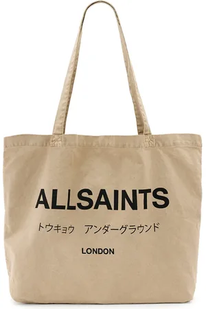AllSaints – Underground – Unisex-Tragetasche in Toffee-Braun