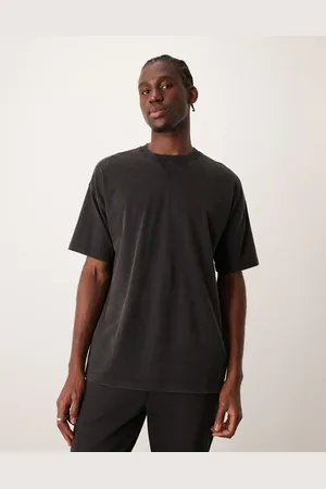 New Look – T-Shirt in verwaschenem mit Dreiecks-Design, Kombiteil