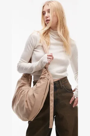Topshop – Talia – Tragetasche in Kamelbraun