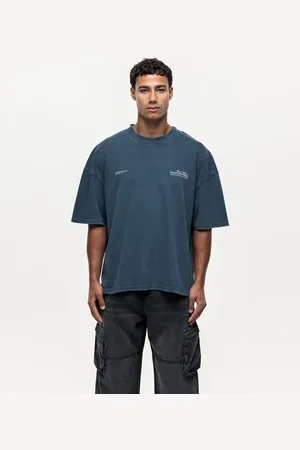 Good For Nothing – T-Shirt in Dunkelblau mit Rohnahtdetail