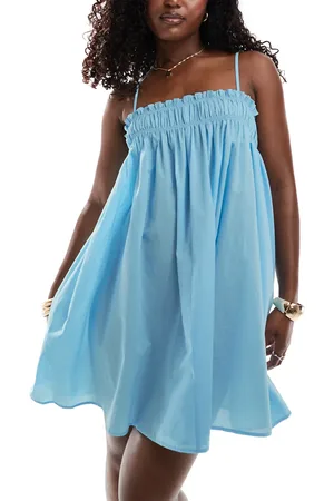ASOS – Kurzes, trapezförmiges Strandkleid in