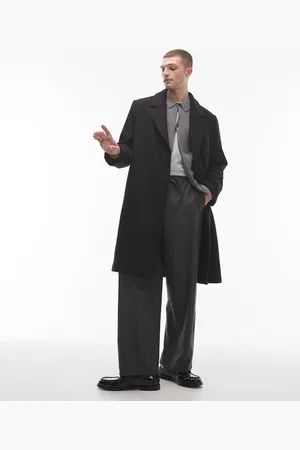 Topman – Locker geschnittener, einreihiger Mantel in