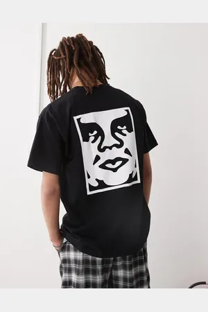 Obey – Schweres T-Shirt in mit auffälligem Logo-Print auf der Rückseite