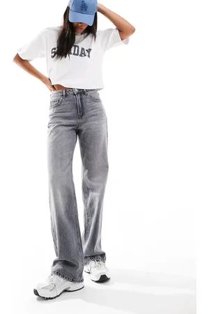 Stradivarius – Dad-Jeans in mit weitem Schnitt