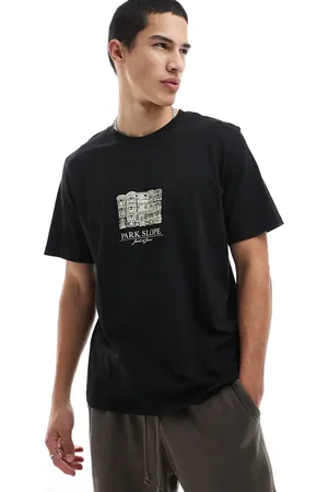 JACK & JONES – Oversize-T-Shirt in mit Print auf der Brust