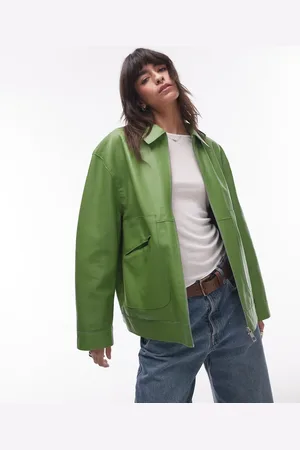 Topshop – Hochwertige Lederjacke in
