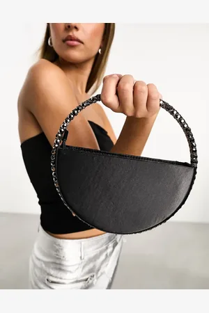 Public Desire – The Alessia – Clutch in mit Schmucksteinverzierung