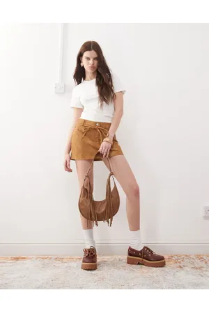 Reclaimed – Knapp geschnittenes T-Shirt in