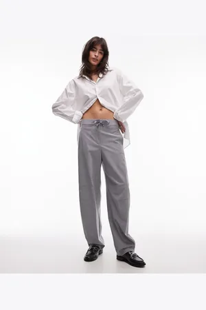 MANGO – Schlupfhose aus Webstoff in