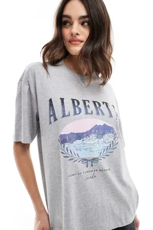 Cotton On Cotton On – Kastiges T-Shirt in mit „Alberta“-Grafik