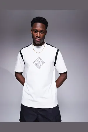 Armani Exchange – T-Shirt in mit mittigem Logo