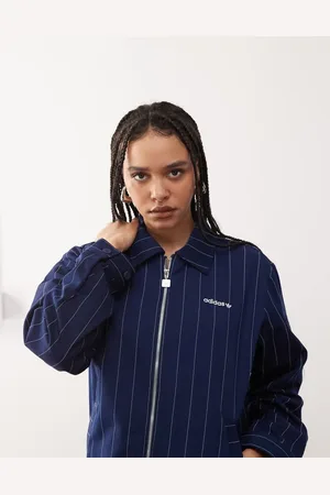 adidas – Jacke in mit Nadelstreifen