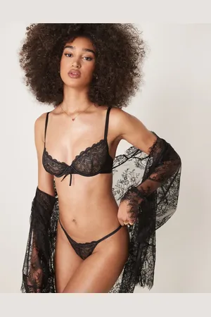 ASOS – Blake – Bügel-BH aus Spitze in mit Herzmuster und Korsett-Detail