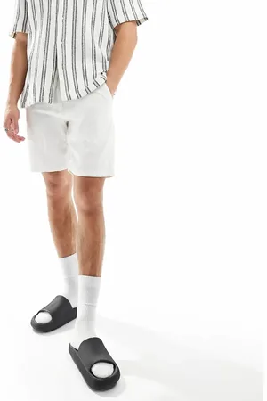 SELECTED – Shorts aus Leinenmix in