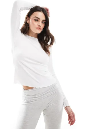 JJXX – Langarm-Shirt in mit Wellensaum