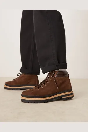 ASOS – Geschnürte Wanderstiefel aus Wildleder in